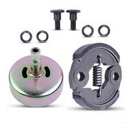 Juego de embrague de metal compatible con GX31, GX35 1.3HP para mini cortadores de cepillo de motor de 4 tiempos, kit de arandela de perno de embrague de metal de repuesto 19611-Z0Z-000,30500-Z0Z-013