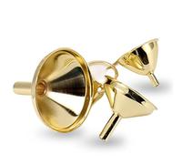 Juego De Embudos De Cocina De 3 Piezas, Embudo Dorado De Acero Inoxidable, Mini Embudos Para Llenar Botellas, Embudos Dorados Para Uso En La Cocina, Para Enlatado De Líquidos Y Aceites