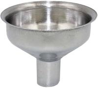 Juego de embudos de cocina de acero inoxidable para uso en cocina, juego de embudos grandes y pequeños con mango para transferir aceites líquidos e ingredientes secos, normal