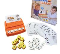 Juego de emparejamiento del alfabeto, juego de cartas de emparejamiento para niños | Cartas de juego de matemáticas básicas | Juguete de cartas para juegos de aprendizaje temprano, juguete con letras