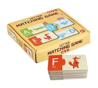 Juego De Emparejamiento Del - De Aprendizaje Autocorrectivo | Juego De Tarjetas Flash De Reconocimiento De Letras | Herramienta De Desarrollo Cognitivo Numérico - Para Niños
