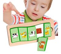 Juego de Emparejamiento Infantil,Juguete Didáctico Interactivo de Madera - Juguete de de Emparejamiento,para Niñas y Niños, Hogar, Interior, Aula, Escuela, Fiesta y Cumpleaños