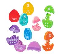 Juego de Emparejar Dinosaurios - Juego 3D de Madera con Huevo de Dinosaurio para Emparejar Números,Clasificador de Formas para Niños | Para Aula Guarderia Preescolar Actividades Festivas Navidad Y Oci