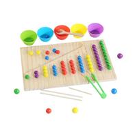 Juego De Emparejar Números De Madera,Juegos De Aprendizaje Educativos De Madera Multicolor | Kit Juego Emparejar Colores,para Preescolar Casa Viaje Interior Exterior Fiesta De Cumpleaños Y Vacaciones
