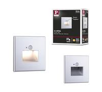 Paulmann Edge empotrado especial pared cuadrada LED 1x1,2W 230V Detector de proximidad Cromo mate 93134