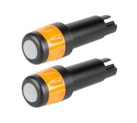 Juego de empuñadura de silicona para manillar con tira de luz LED para Xiaomi para patinete Max G30 ES, barra de extensión antideslizante recargable vía USB, accesorio sencillo para conducción