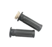 Juego de empuñaduras de manillar de acelerador, color negro, para motocicletas compatibles PW50 PW 50 Peewee