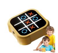Juego De En Raya | En Raya Electrónico | Consola De Juegos De Portátil 3 En 1 | Juguete Antiestrés Portátil para Entrenar La Memoria, Regalo De Cumpleaños para Todas Las Edades