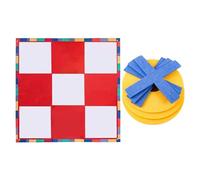 Juego de en Raya Gigante, 110 x 110 cm, multijugador para Exteriores | Juego de Lanzamiento para Adultos, niños, familias, Camping, Actividades al Aire Libre, Juegos de jardín y Entretenimiento e
