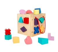 Juego de Encastres para Niños, Actividad Educativa de Clasificación de Madera con 17 Agujeros - Juguete Aprendizaje Colores - Para Niños Escuela Educadores Campamento Verano Actividades de Grupo