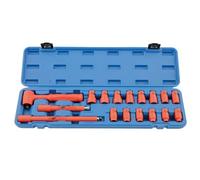 Laser Herramientas Métrico Aislado Enchufe Juego 1cmD 17pc Bi Hex 1000V Ca 1500V