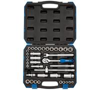 Juego De Enchufes Combinados MM/AF Draper 16361 De 3/8" Cuadrado (39 Piezas)