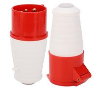 Juego de enchufes de alimentación industriales trifásicos de 5 pines, 32 A, conector industrial de enlace estable, toma de corriente de transferencia segura para uso industrial en