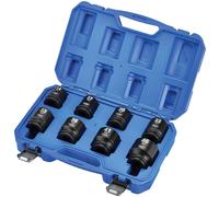 Juego De Enchufes De Impacto Métricos Draper 20206 HI-TORQ®, 3/4" Dr. 8 Pzs