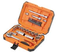 Juego De Enchufes Draper 22110 HI-TORQ® De 6 Puntos, 1/4" Y 3/8" (34 Piezas)