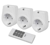 Juego De Enchufes Inalámbricos Comfort Con Control Remoto MC POWER 3 Enchufes FB