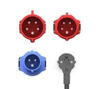 Juego de enchufes NRGkick 20001051 3 cabezales adaptador 32A estándar UE