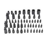 Juego De Enchufes Torx Master De 52 Piezas Invertido Macho Y Tamper 8349