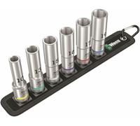 Juego De Enchufes Wera 8790 HMC C Profundo 1/2" De 6 Piezas Métricas 05004565001