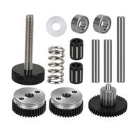 Juego de engranajes de doble accionamiento de acero endurecido para extrusora HGX que mejora los pares y la impresión en impresión 3D, accesorios precisos de electrónica de oficina