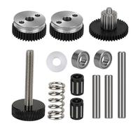 Juego de engranajes de metal endurecido para proyectos de impresión 3D, engranaje de doble accionamiento que garantiza un mejor manejo y precisión de impresión para extrusora HGX