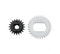 Juego de engranajes de transmisión de repuesto para ABU FOR NEO Baitcasting Reel Fishing Reel Accesorios para mantenimiento y reparación de engranajes, 2 piezas