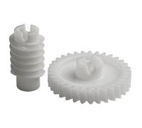Juego de engranajes de transmisión y engranaje helicoidal de repuesto para abridores de puerta de garaje Chamberlain, LiftMaster, Sears, Craftsman, 41A2817/41A4315F, ABS, color blanco