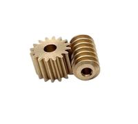 Juego de engranajes helicoidales de latón de 0,3 m y 20 dientes, módulo de 0,3, piñón de turbina de 20 dientes, orificio interior de 2 mm, varilla de engranaje helicoidal de 5 x 5 mm Reductor turbina