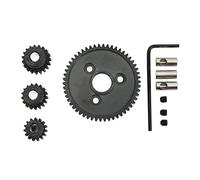 Juego de Engranajes para Coche RC 54T + Piñones 15T17T19T Acero para Traxxas Slash 4x4 4WD