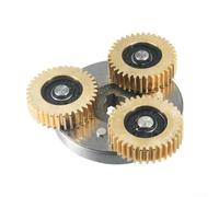 Juego de engranajes planetarios de cobre 36T con embrague y rodamiento para Bafang E-Bike Hub Motor Dientes de nailon Piezas de repuesto de bicicleta eléctrica 38x38x12mm
