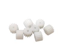 Juego de engranajes plástico, 10 piezas 0,5 M 13 dientes Engranaje pequeño, Módulo 13T 2 mm, Ajuste apretado 132A 132.5A Piñón Motor bricolaje Transmisión del motor(2mm bore)