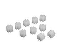 Juego de engranajes plástico, 10 piezas 0,5 módulo dientes Engranaje motor pequeño 1, mm 2 Eje ajuste apretado cilíndrico,7 diámetro, M 10T Transmisión del(2mm bore)