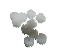 Juego de engranajes plástico, 10 piezas, 4 mm diámetro, 8 dientes, engranaje recto, 0,75, orificio interior, ajuste apretado, mini motor sin núcleo, transmisión piñón cuadricóptero