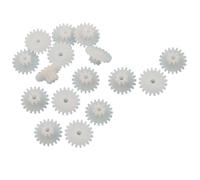Juego de engranajes plástico, 20 piezas Rueda engranaje 0,5 módulos, M 10 dientes 18 Engranaje doble capa 18102A 18102B bicapa Transmisión motor ajuste suelto apretado 2 mm(2.05mm)