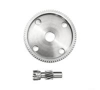 Juego de engranajes principales y piñones de acero inoxidable compatible con abu Garcia para carretes de cebo Revo, engranajes de relación de velocidad 6/7 de alta resistencia para mantenimiento y