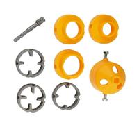 Juego de enhebrador de roscas para reparación de tuberías eficiente para instalación de corte preciso, diseños resistentes al óxido, juego de troqueles y grifos