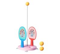 Juego de entrenamiento de pong - ABS medio 18 cm base 1 m altura | Kit de pong Kit de interactivo con barra elástica suave, desarrollo de habilidad, juego familiar | Entrenador de rimba