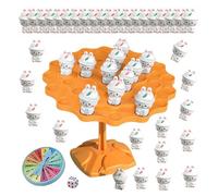 Juego de Equilibrio Árbol,Juguetes Educativos de Entrenamiento Equilibrio Conejito Actividad Interactiva Padres Hijos | 3 Años y Más Familiar Materna Cumpleaños