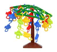 Juego de equilibrio de mono - Juguete de equilibrio interactivo a escala de madera matemática | Bloques de construcción preescolar, herramienta educativa para jardín de infantes, Navidad, cumpleaños,