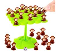 Juego de Equilibrio de Mono: Juguete Interactivo de Equilibrio y apilamiento, Constructor de Habilidades de concentración | Juego de Aprendizaje para niños, niños pequeños, preescolares, Act