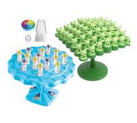 Juego De Equilibrio De Rana: Piezas Apilables De Rana De Duradero, Kit De Juego De Mesa De Árbol De Equilibrio, Actividad De Aprendizaje Práctico, Juegos De Desarrollo De Pensamiento Estratég