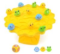 Juego de Equilibrio Juego de apilamiento Interactivo Lindo pingüino, Rana y Pato Juguete para niños Mini Juguete de Escritorio para Familiares y Amigos Time ;1