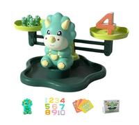 Juego De Equilibrio Matemático - 9.65 Pulgadas | Material Abs-Juego De Conteo Educativo Con Tarjetas De Números A Escala Animal Para El, Aprendizaje Familiar, Regalos De Vacaciones, Juego