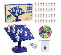 Juego de equilibrio Swing Stack: desafío de tablero de árbol de astronauta, diversión para dos jugadores | Función temática Space Explorer, propósito de desarrollo de habilidades cognitivas, uso