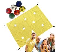 Juego De Equipo Building Tarp Con Agujeros para Aprendizaje en Grupo,Juego Educativo Y Divertido Para Empresas | Desafío Deportivo para Eventos Escolares, Parques, Gimnasio Y Jardín