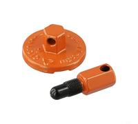 Juego de equipo de extracción de potencia de embrague de motosierra con tapón de pistón de 14 mm y expansor de embrague para mantenimiento de dispositivos de volante al aire libre, juego de metal