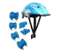 Juego De Equipo De Protección para Monopatín - Equipo De para Niños para Patinaje sobre Ruedas | Set De Seguridad con Protección Integral | Rodilleras, Coderas, Muñequeras para Scooter,