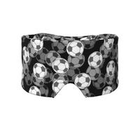 Juego de equipo deportivo Fútbol,Máscara para ojos con bloqueo de luz y protección ocular completa para dormir, orejeras y ojos.