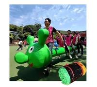 Juego de Equipo Juego De Formación De Equipos For Días De Campo, Actividades Al Aire Libre, Bote Dragón For Eventos Corporativos, Reuniones Familiares, Juegos De Trabajo En Equipo(Green,4 Seats/L-3M)