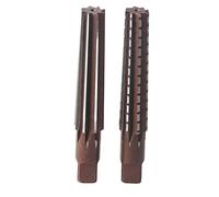 Juego de Escariadores Cónicos Morse de Acero con Alto Contenido de Carbono de 2 Piezas | Escariadores Manuales Duraderos para Trabajos Finos y Duros | MT1#, MT2#, MT3#, MT4#,